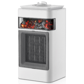 Radiateur Soufflant Céramique Mini - Chauffage D'Appoint Économe, Portable, Silencieux - Pour Bureau, Chambre - 7
