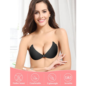 Sticky Bra Adhesive Strapless Backless Bra For Backless Dress Plus Size  Shockproof Wire Free Lingerie 