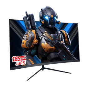 Monitor de Computador Widescreen Barato de Fábrica, Monitor Gaming de 27 polegadas 4K 165Hz, Monitor de Tela Curva sem Moldura de 24 polegadas