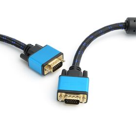 Câble DisplayPort Vers VGA 2m Plaqué Or - Adaptateur DP Vers VGA 1080p Mâle Vers Mâle Pour PC, Ordinateur Portable Et Moniteur