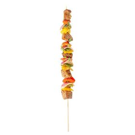 Bulk Eco-friendly 400mm Bamboo Skewers Durable Food Grade Bamboo Sticks for BBQ and Party