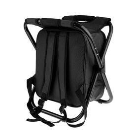 High performance Folding Stool Fishing Camping Hiking Insulated Backpack Chair Black Color