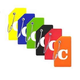 Hot Selling Travel Silicone Luggage Tag PVC Silicone Luggage Tag With Metal Strap