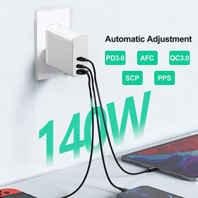 Hot selling 150W 200W best GaN Charger Quick gan Laptop charger USB-C PD QC3.1 Wall Charger For Smartphone
