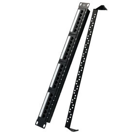 Patch Panel Cat6 UTP Destacável de 24 Portas Não Blindado OEM/ODM de Fábrica