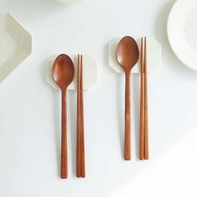 HIgh quality and natural kitchenware set spoon and chopstick for sale