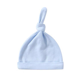 Factory wholesale price bamboo fibre single knot baby hat to protect the halogen door hat