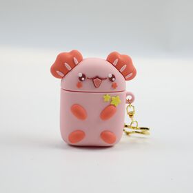 Personnalisé De Haute Qualité Rose Mignon Cas pour L'oreille Téléphone, pvc étui de protection pour Écouteurs Couverture 1 &amp; 2
