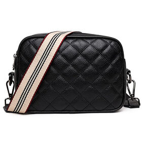 Custom Logo Fashion PU Leather Small Trendy Design Shoulder Purse Crossbody Bag for Women