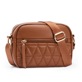 Kleine Umhängetasche Damen Gesteppte Umhängetaschen Weiche Lederhandtaschen mit verstellbarem Riemen - Großhandel Designertaschen