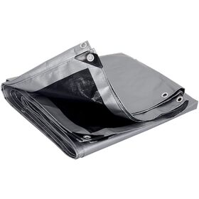 PE TARP_Water, mildew, and tear-resistant, double waterproof surfaces. Reinforced corner and UV stabilized for vehicle for sale