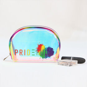 PVC Kosmetiktasche Reise Benutzerdefiniert; Bedruckte Holographische Luxus Tragbare Kosmetik Make-up Tasche