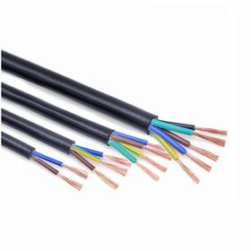 2Pin 3pin 4pin 5pin Signal Control Power extension wire Black PVC insulated Fleaible Electrical wire copper cable Milti core 100m