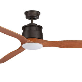 60" Ceiling fan 3 ABS blades with LED light FA60-354L