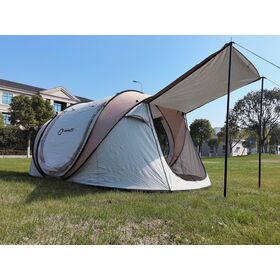 Amazon Bestseller 5-8 Personen Outdoor Reise Camping Zelt in Bootsform, 1 Sekunde Schnellöffnung, vollautomatisch, kein Aufbau erforderlich, Wurfzelt