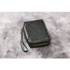 Gifts for men portable humidors-Leather humidor for traveling-custom humidor case supplier-custom designed humidor manufacturer