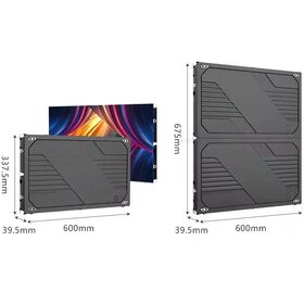 COB LED Display P0.9375 P1.25 P1.56 P1.87 Flip Chip 600x337.5mm Die Casting Aluminum Cabinet