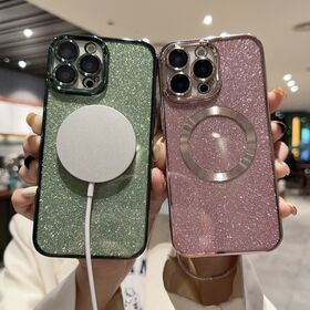 Capa de celular Magsafe com proteção de câmera galvanizada transparente, fornecimento de fábrica OEM para iPhone 15 14 13 12 11 Pro Max Plus