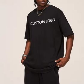 Wholesale High Quality Blank T Shirt Custom Heavyweight Cotton O-Neck Drop Shoulder Oversized T-Shirts