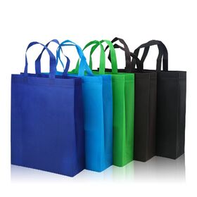 Bolsa tote promocional no tejida con sellado ultrasónico de buena calidad y precio de fábrica barato para compras en supermercados, fabricante.