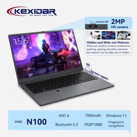 OEM Wifi6 16GB RAM 1TB SSD Intel N100 Ultra-Thin 16inch Light Weight Laptops for School Online Study Business with Hidable Camera