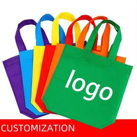 Eco-Friendly Custom Non-Woven Reusable Promotional Shopping Tote Bag with Custom Logo Printing, Wholesale OEM for Gift & Promotion