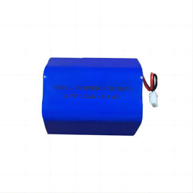 VCELL/OEM Batería recargable de iones de litio de alta energía específica 3.7V 13Ah 1S5P con BMS inteligente para vehículo eléctrico