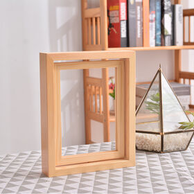 DIY Holz-Schweberahmen mit Acrylglas und Gummiband - Perfekt für kreative Projekte