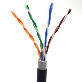 Câble Cat5e 1000ft UTP Cat5 Prix Usine Câble Réseau Ethernet Blindé Extérieur Résistant aux UV Enterrement Direct
