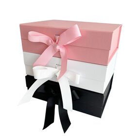 Caixa de Presente de Sapato Dobrável de Papel de Luxo Personalizada, Embalagem de Caixa de Papel Magnética com Fecho de Aba Magnética