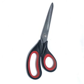 Teflon coating Non-stick all purpsose scissors with rubber soft grip handle ,great for hand craft,office and school.