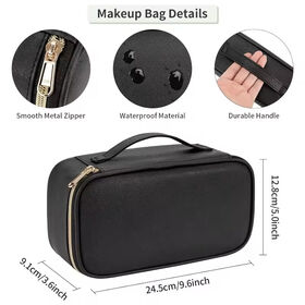 Promotional Portable Cute Travel Makeup Bag for Women and girls Makeup Brush Organizer cosmetics