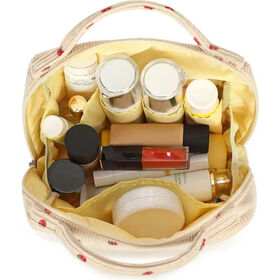 Promotional Hot Style, Versatile Travel,Large Capacity Cosmetic BagsWaterproof Portable Pouch Open Flat l Makeup Bag