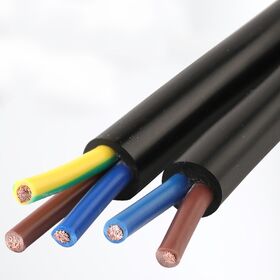 Câble Électrique Souple PVC 3183Y/H05VV-F 2/3 Fils 1.5mm/2.5mm pour Rallonge, Éclairage et Prises
