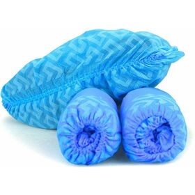 Couvre-chaussures jetables non tissés pour usine alimentaire, anti-poussière, PE CPE pour intérieur