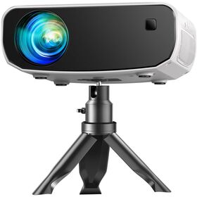 جهاز عرض ذكي HY320 10000 لومن LCD بنظام أندرويد 11، تصحيح كيستون وتصميم محمول للمسرح المنزلي
