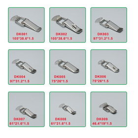 Lot De 4 Loquets à Bascule En Inox – Fermeture à Levier, Réglables, Argentés