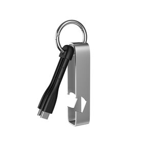 Wholesale,Portable KeyRing Cable, USB C to C Cable, Patented product, for phone charging and data transfer.