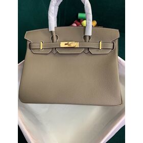 Wholesale Leather handbag Birkin Woman's Classic fashion purse Medium size Luxury Tote bags for woman