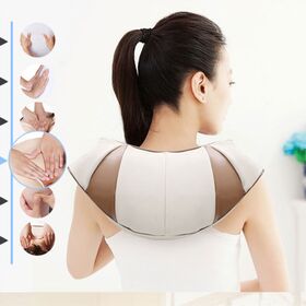 Electric Neck Shoulder Massager Cordless Deep Tissue Trigger Point Massager Neck for Pain Relief