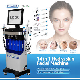 BOWKET Professional salon use hydra dermabrasion machine hydra beauty facial aqua h2o2 aqua peel facial machine
