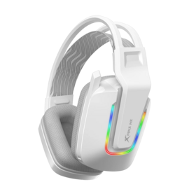 Auriculares Inalámbricos Multiplataforma para Gaming — Drivers Magnéticos de Neodimio — 2.4GHz + Bluetooth — Batería USB-C de 38 Horas — Micrófono con IA Gen2
