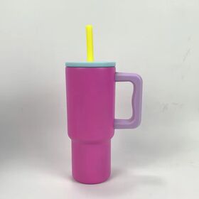 New Design 24oz Insulated Stainless Steel Tumbler with Handle and Lid.Ready-to-ship.