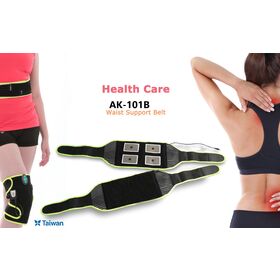 Sabuk Penyangga Pinggang Terapi TENS & EMS dengan Tali Ganda Elastis Tinggi untuk Pereda Nyeri yang Ditargetkan