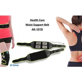 Ceinture de soutien lombaire TENS et thermothérapie avec doubles sangles élastiques pour soulager la douleur