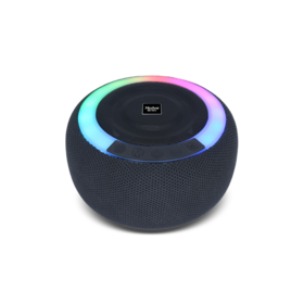 Haut-parleur Bluetooth C60 pour soirée, enceinte sans fil portable avec son stéréo 8W, enceinte avec lumière LED, son surround TWS 360°.