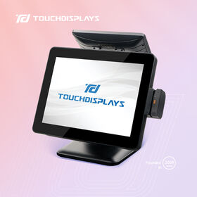 Terminal POS Táctil de 15 Pulgadas Todo en Uno, Máquina de Caja Registradora Automática, Sistema de Punto de Venta