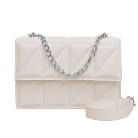 Bolso de las mujeres del último diseño cadena patrón celosía gran capacidad señora monederos