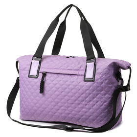 Saco de lona impermeável por atacado, bolsa de viagem de mão para fim de semana com bolso úmido