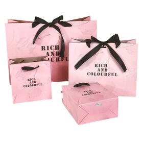 Sacs en papier de luxe personnalisés pour cadeaux, bijoux, vêtements, écologiques, vente au détail, prix de gros